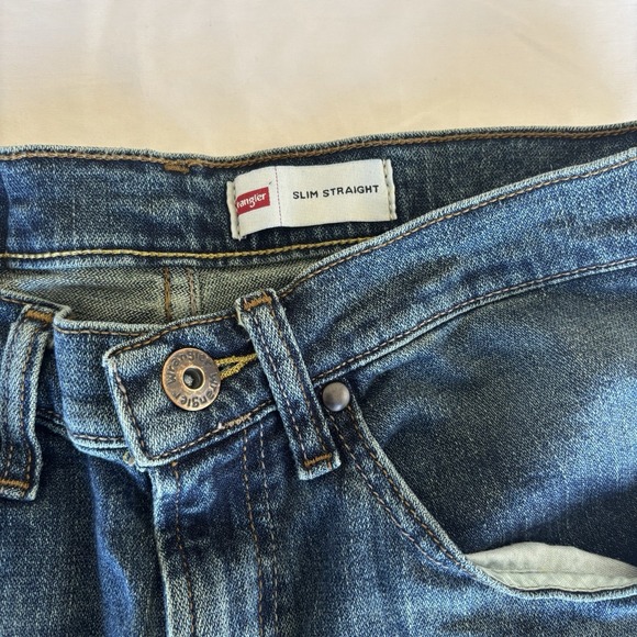 Wrangler Premium Quality Slim Straight Denim Jeans 28x30 - Picture 4 of 9